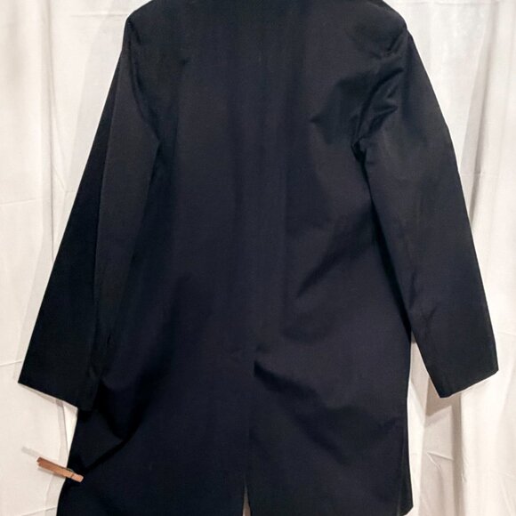 Jones New York Black Mid-Length Button Front Coat – Size M - Picture 6 of 6